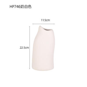 Vase en céramique artistique d'inspiration nordique pour salon Simple meuble TV zone d'entrée modèle <span class=keywords><strong>maison</strong></span> décoration article pièce d'affichage - Product Image 5