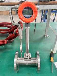 Débitmètre vortex numérique à compensation de température et de pression pour gaz, eau, huile et autres fluides, en acier inoxydable de qualité supérieure - Product Image 1