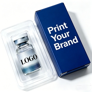 Caja de embalaje tipo blíster para péptidos cosméticos, caja de papel <span class=keywords><strong>con</strong></span> etiqueta de diseño personalizado para el embalaje de productos de péptidos para el cuidado de <span class=keywords><strong>la</strong></span> <span class=keywords><strong>piel</strong></span> - Product Image 3