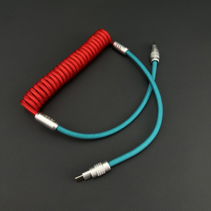 Carcasa de aleación de aluminio espiral rizado nailon trenzado tipo C PD100W <span class=keywords><strong>Cable</strong></span> DE DATOS <span class=keywords><strong>USB</strong></span> resorte en espiral <span class=keywords><strong>Cable</strong></span> de carga tipo C para <span class=keywords><strong>Iphone</strong></span> - Product Image 4