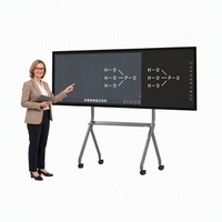 Pizarra Interactiva Digital Todo en Uno EIBOARD de 94 Pulgadas, Pantalla Táctil LED 4K, para Enseñanza de Ciencias STEM en el Aula, OEM