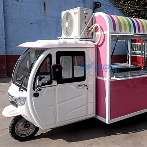 2026 Newest Model Customized Color and Size Three-wheeled Dining Car a Variety of Colors Electric <b>Outdoor</b> Food Truck - Product Image 3