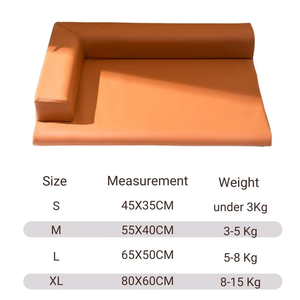 Waterproof Outdoor <strong>Dog</strong> and Cat <strong>Bed</strong> Soft Leather Pet <strong>Bed</strong> <strong>Tough</strong> With Sides Easy Clean Rectangle Puppy <strong>Bed</strong> With Removable Cover - Product Image 6