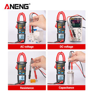 Pinza Amperimétrica Digital ANENG ST183, Medidor de Verdadero Valor Eficaz (RMS) de CA/CC, 6000 Cuentas, Corriente, Voltaje, Frecuencia (Hz), NCV, Resistencia (Ohmios) - Product Image 5