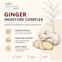 Shampoo hydratant riche au gingembre Aoba, prévention de la perte de cheveux, volumisant, extrait d'herbes, cheveux fins et doux, OEM ODM, étiquette privée