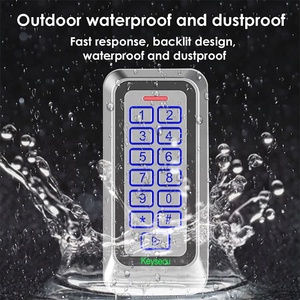 Waterproof Outdoor <strong>Security</strong> Door Lock Smart Proximity RFID Card Access Control Keypad - Product Image 2