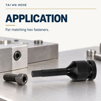Soket Hex Bit 1/2 Inch Drive Satu Bagian Alat Tangan Kunci Hex Memanjang