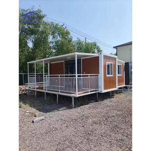 Maison conteneur extensible personnalisée 20 pieds 40 pieds Villa préfabriquée Hôtel Appartement Maison en acier portable - Product Image 1