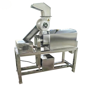 Presse à jus industrielle en acier inoxydable, broyeur de mangues et de pommes, machine à fabriquer de la pulpe, capacité de 1000 kg/h, usine de transformation des fruits, moteur - Product Image 1