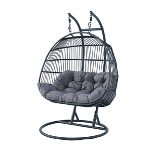 Poire forme <span class=keywords><strong>deux</strong></span> <span class=keywords><strong>places</strong></span> club canne vie art acier extérieur <span class=keywords><strong>hamac</strong></span> meubles de jardin balançoire chaise - Product Image 2