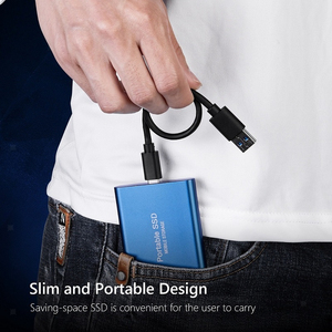 SSD แบบพกพา SATA 3.0 ความจุ 1TB 2TB 4TB ตัวเรือนโลหะ สำหรับจัดเก็บข้อมูลเดสก์ท็อป ดีไซน์บางเฉียบ รองรับโลโก้ OEM สำหรับขายส่ง - Product Image 6