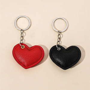 <span class=keywords><strong>Porte</strong></span>-clés en cuir en forme de cœur pour <span class=keywords><strong>couple</strong></span>, accessoire de voiture, cœur en coton, accessoire de cœur, combinaison explosive <span class=keywords><strong>Amazon</strong></span> - Product Image 1