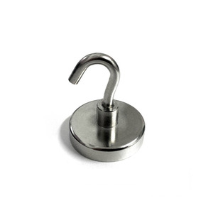 แม่เหล็กนีโอไดเมียมแบบถาวรชนิดแรงสูงพิเศษอเนกประสงค์พร้อมตะขอ - Product Image 1