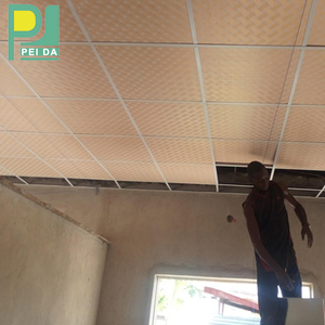 उत्पादन सामग्री 600*600Mm प्लास्टिक टुकड़े टुकड़े में जिप्सम बोर्ड की छत टाइल्स - Product Image 3