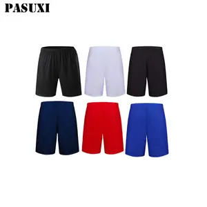 กางเกงออกกำลังกายขาสั้นสำหรับผู้ชายกางเกงขาสั้นเล่นกีฬาใส่ได้ทั้งชายและหญิง Pasuxi โลโก้ออกแบบได้ตามต้องการมีกระเป๋า