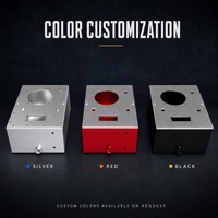 Boîtier d'équipement d'automatisation industrielle de précision, usiné CNC, surface anodisée, personnalisation de la couleur, certifié ISO 9001