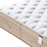 Matelas Orthopédique de Qualité Hôtelière, Soutien Robuste, Respirant, Tailles Twin/Full/King, Matelas Hybride en Coton Hydrophile pour l'École et la Maison