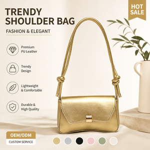 Borse all'ingrosso da donna, Sac à Main Femme, Borse a tracolla da donna, Pochette dorata, Borsa resistente per la chiesa, Prezzo di fabbrica 2026 - Product Image 1