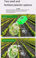 Semoir manuel pour usage domestique, mini-semoir à maïs, transplanteur, applicateur d'engrais, engrenage en acier inoxydable, facile à utiliser