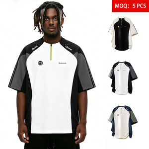 <span class=keywords><strong>เสื้อ</strong></span>ยืดคอกลมแบบซิปครึ่งตัวสำหรับผู้ชาย ผ้าโพลีเอสเตอร์ 100% ระบายอากาศ แห้งเร็ว น้ำหนัก 160GSM ลายปักตามสั่ง ขายส่ง - Product Image 1