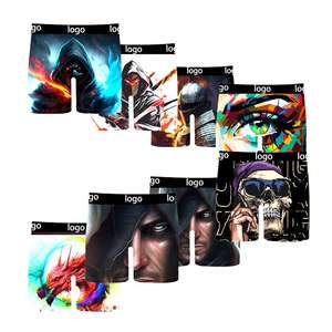 Calzoncillos Boxer Cortos para Hombre, Diseño Nuevo, Precio Atractivo, Ropa Interior Sexy con Estampado de <span class=keywords><strong>Anime</strong></span> - Product Image 1