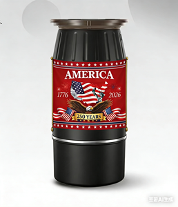 Machine à café portable automatique mini expresso, édition 250e anniversaire drapeau USA, pour voiture, hôtel, voyage, bureau et camions - Product Image 2
