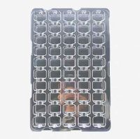 Recyclable Transparent Antistatic PVC Blister Tray Turnover Packaging Box for Custom Consumer Electronics