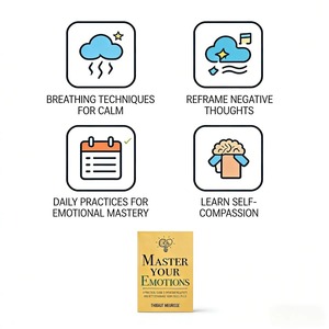 Domina tus emociones por Thibaut Meurisse, Bienestar emocional, Gestión <span class=keywords><strong>de</strong></span> emociones negativas, Libro <span class=keywords><strong>de</strong></span> lectura sobre autoayuda mental - Product Image 3