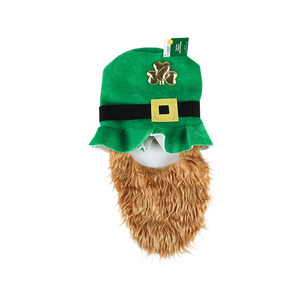 Diadema con accesorio <span class=keywords><strong>de</strong></span> barba y sombrero <span class=keywords><strong>de</strong></span> duende, trébol verde irlandés, sombreros irlandeses, <span class=keywords><strong>disfraz</strong></span> del Día <span class=keywords><strong>de</strong></span> San Patricio, superventas - Product Image 4