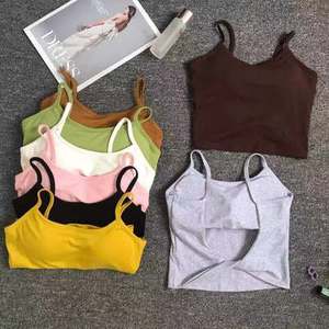 Commercio all'ingrosso Senza Soluzione di Continuità delle Donne di Bellezza Indietro Reggiseni Sportivi Della Maglia Wireless Pad <span class=keywords><strong>Bralette</strong></span> - Product Image 4