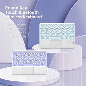 เคสหนังบางสำหรับแท็บเล็ตพร้อมคีย์บอร์ดแบบวงกลมสำหรับ <span class=keywords><strong>iPad</strong></span> 11th A16 / 10th 10.9 นิ้ว 360 องศา °   ที่วางดินสอแบบหมุนได้พร้อมฟังก์ชั่นปลุก-พักเครื่องอัตโนมัติ - Product Image 5
