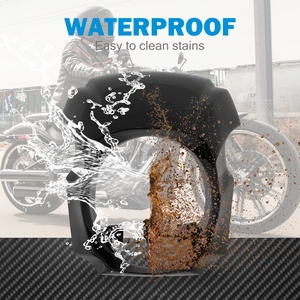 Xe máy Đèn pha fairing Bìa kính chắn gió phía trước màu đen sống động cho <span class=keywords><strong>Harley</strong></span> Softail Breakout 2018-2023 - Product Image 4