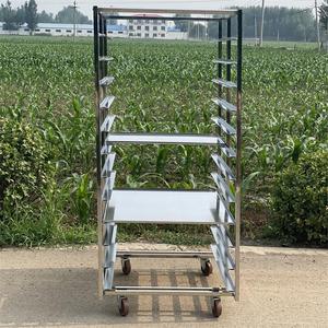 Chariot <span class=keywords><strong>de</strong></span> rangement professionnel en acier inoxydable pour boulangerie, idéal pour le refroidissement et le séchage du <span class=keywords><strong>pain</strong></span> - Product Image 4