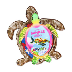 Imán de Madera con Forma de <span class=keywords><strong>Tortuga</strong></span> Marina de Tamaño Mediano, Adhesivo Ecológico con Resina Epoxi, Clip para Tarjetas de Presentación, Imán para Refrigerador - Product Image 2