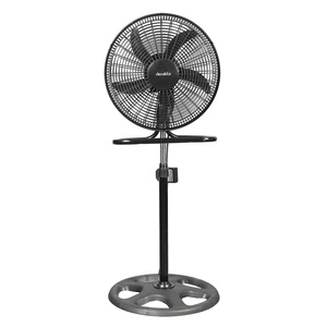 Digital Plastic Pedestal Fan Oscillating Stand Strong Wind Cooling for Household Commercial Use OEM Corrugated Box High Airflow - Product Image 1