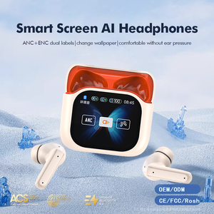 Nuevos Auriculares Inalámbricos Intrauditivos BT 5.4 con Pantalla Táctil, IA y 144 Idiomas - Product Image 3