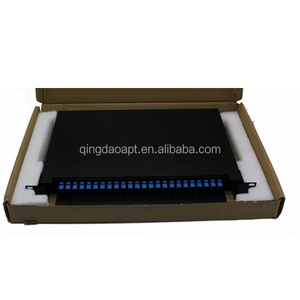 19 'Rack Monté 1U SC Lc Adaptateurs Cadre de Distribution Fibre Optique Odf 24 48 96 144 Boîte à Bornes Fibre Optique Solide Odf - Product Image 3