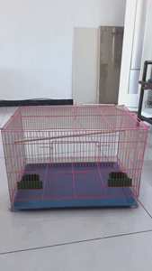 Grande cage à oiseaux pliable en fil <span class=keywords><strong>de</strong></span> fer avec bac à eau, cage en métal pour perroquets et petits oiseaux, plateau en fer pour <span class=keywords><strong>l</strong></span>'élevage, plateau en plastique, palette - Product Image 6