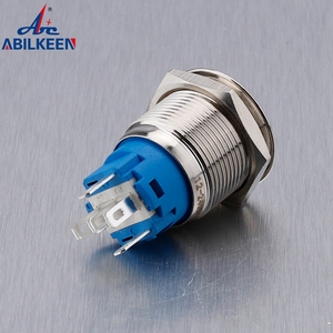19mm Metal Push Button <strong>Switch</strong> LED Power <strong>Switch</strong> Waterproof Engine <strong>Switch</strong> Stainless Steel Car <strong>Motorcycle</strong> Engine Starter 19mm