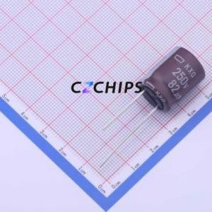 Condensador Electrolítico de Aluminio de Orificio Pasante EKXG251ELL820ML20S, Orificio Pasante, D16xL20mm 82uF 20% 250V 7.5mm - Product Image 1