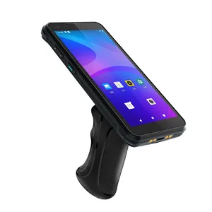 Caribe, terminal de mano Android de 6 pulgadas, recopilación de datos, NFC, 125K, UHF, RFID, escáner de código de barras, PDA