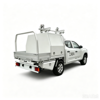 Boîte de chargement de camionnette en aluminium personnalisée de qualité supérieure, revêtement en poudre blanche pour Hilux Ford