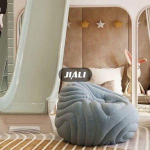 Lit superposé pour enfants avec toboggan et escalier, design luxueux personnalisé, meubles de chambre à coucher, lit queen-size pour enfants, filles - Product Image 5