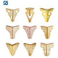 Pieds de canapé modernes JIYUE JY-H01 13CM à motif creux, pieds de support de lit, accessoires de quincaillerie métallique pour meubles de table