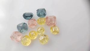 Diamant brut rose, bleu, jaune HPHT cultivé en laboratoire, matériau de diamant de couleur en vrac pour la fabrication de bijoux - Product Image 4