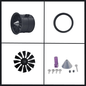 Qx-motor <span class=keywords><strong>70mm</strong></span> <span class=keywords><strong>12</strong></span>-aspas <span class=keywords><strong>EDF</strong></span> Ducted Fan Jet 6S Motor sin escobillas Motor de motor para Drone RC Avión UAV - Product Image 5