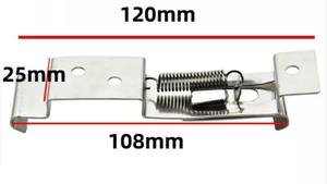 Soporte de marco de <span class=keywords><strong>matrícula</strong></span> de coche cromado europeo, Clips de <span class=keywords><strong>remolque</strong></span>, soporte de acero inoxidable ajustable, clips de <span class=keywords><strong>matrícula</strong></span> - Product Image 6