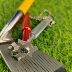 Afilador de palos de Golf Caiton con logotipo personalizado, accesorios de Golf duraderos de acero inoxidable, limpiador de cuña, cortadores de cuchillas, cabeza de hierro, <span class=keywords><strong>Divot</strong></span> de Golf - Product Image 4