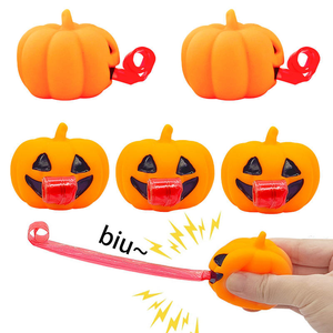 Juguete Blandito de Calabaza de Halloween de TPR en Oferta, Juguete Antiestrés con Lengua, Juguete Sensorial para Niños - Product Image 3