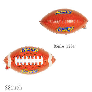 Ballons en feuille de <span class=keywords><strong>rugby</strong></span> Celetex en gros, 20 pouces, 22 pouces, impression personnalisée double face, ballons sportifs pour décorations de fête <span class=keywords><strong>à</strong></span> l'hélium - Product Image 2